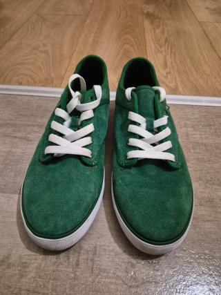 Sneakers Duffs in camoscio verde – Come nuove