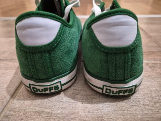 Sneakers Duffs in camoscio verde – Come nuove