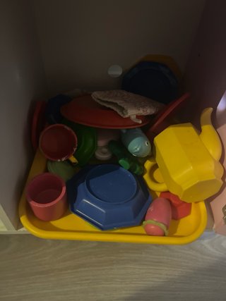 Cocinita Imaginarium Madera Rosa y Verde