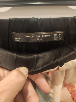 Pantalón estampado mujer