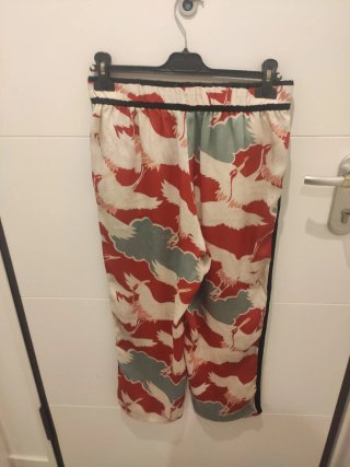 Pantalón estampado mujer
