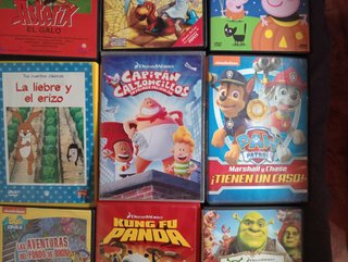 Lote 10 DVDs Dibujos Animados Infantil Español