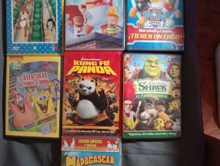 Lote 10 DVDs Dibujos Animados Infantil Español