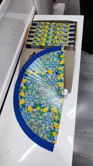 Ventaglio limoni costiera amalfitana in legno