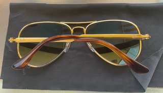Gafas Ray Ban Aviator P Dorado Marrón