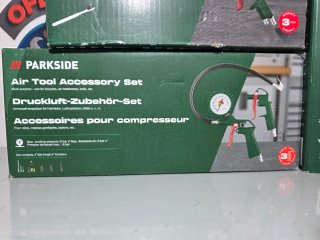 Set Manguera Compresor Parkside + Accesorios