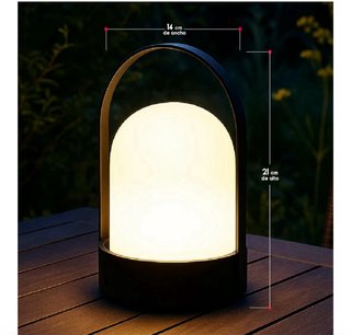 Lampara LED con Asa | Lampara Escritorio | 14x21 c