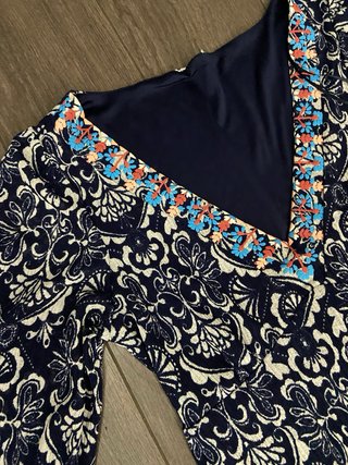 Vestido Largo Springfield Estampado
