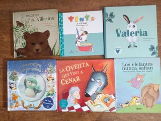 6 libros infantiles
