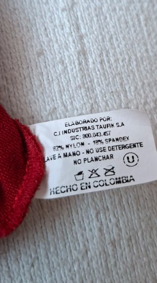 Camiseta Faja Colombiana Roja