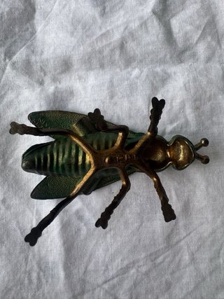 Cenicero Mosca Vintage Bronce/Latón