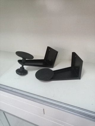 Soportes para altavoces negros