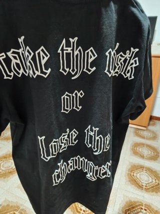 Camiseta Negra changer Talla M