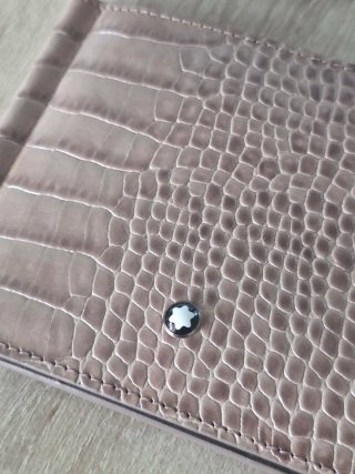 Billetera Montblanc Meisterstück con pinza