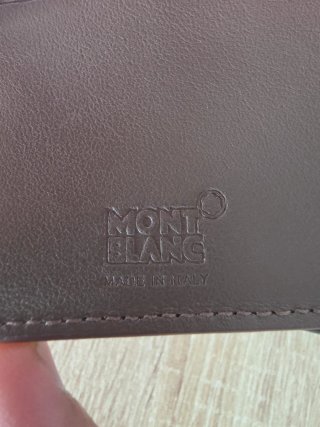 Billetera Montblanc Meisterstück con pinza