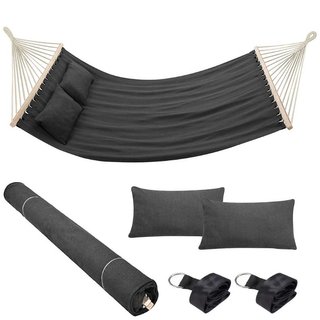 Amaca Giardino 2 Posti Legno Cotone Relax Esterno Campeggio
