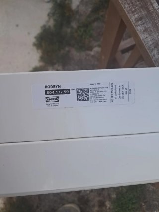 Moldura BODBYN blanca