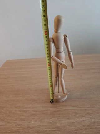 Figura Maniquí Madera Articulado