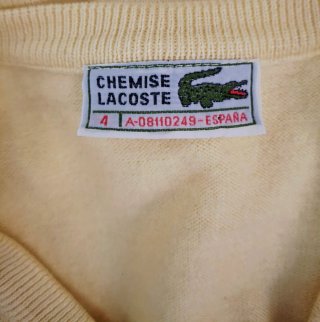 Chaleco Lacoste Amarillo