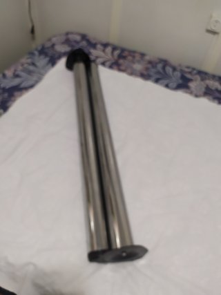 Set di 2 gambe metalliche per tavolo