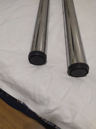 Set di 2 gambe metalliche per tavolo