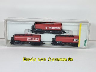 Escala N - Set de 3 cisternas DB Minitrix 13422