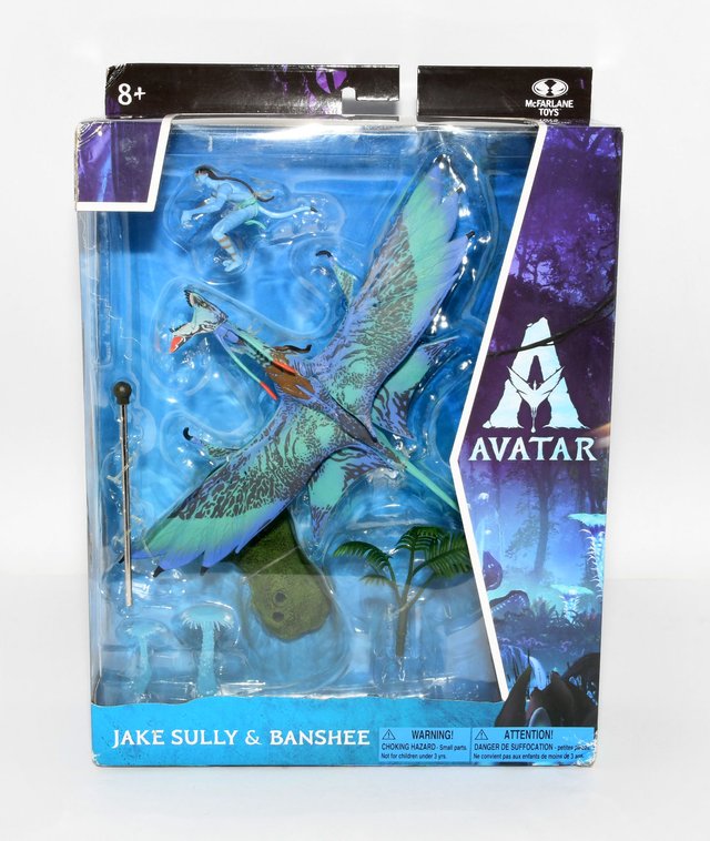 FIGURA JAKE SULLY  & BANSHEE AVATAR PRECINTADO