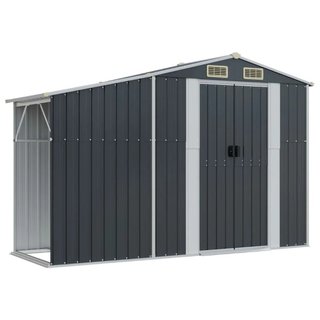 Capanno Per Attrezzi e Legna da Giardino Antracite Design