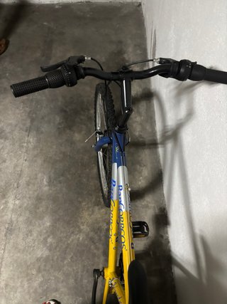 Bicicleta Correos Azul y Amarilla