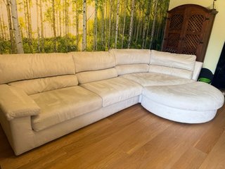 Divano componibile con pouf isola