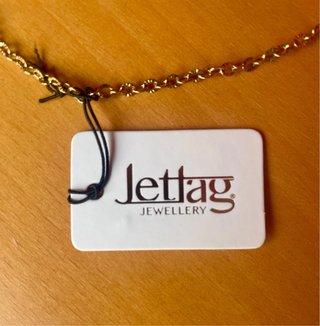 Colar Jettag Jewellery Dourado com Pendente