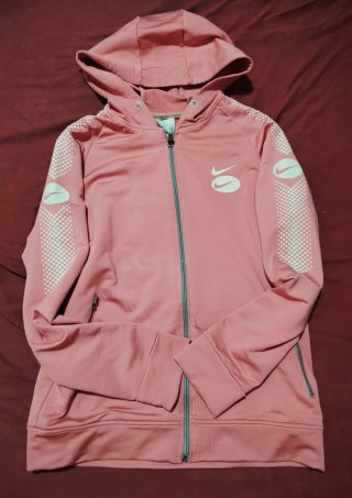 Chaqueta Nike Doble Swoosh Rosa Talla S