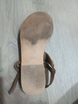 Sandalias abalorios mujer talla 36