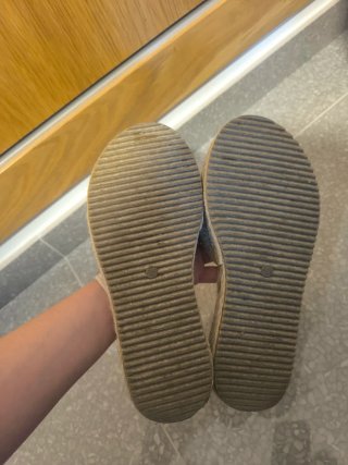 Chanclas esparto beige talla 36