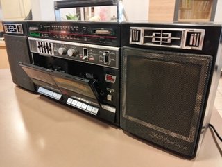 Radio Cassette Sanyo Doble Deck