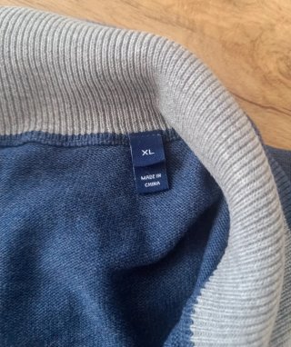 Cárdigan Gant Azul Talla XL