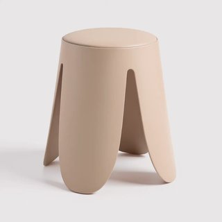 Ambonya - Set 2 sgabelli bassi moderni rosa · Plastica