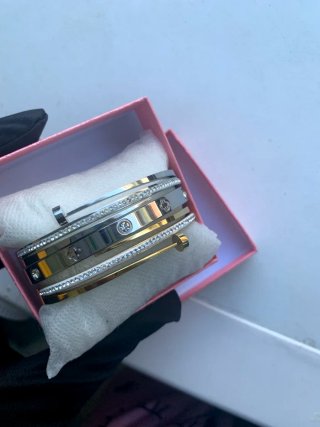 Bracciali impermeabili oro e argento Placcato