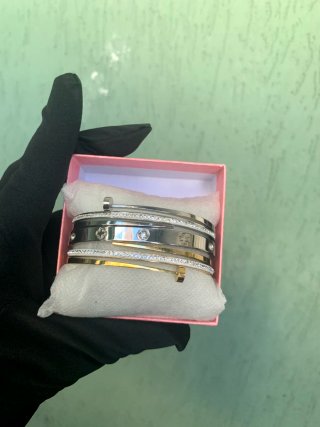 Bracciali impermeabili oro e argento Placcato