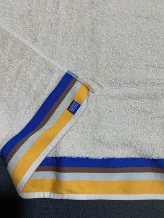 Toalla Lancôme Beige Rayas Playa Baño