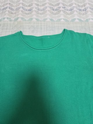 Jersey fino Zara verde esmeralda. T.M