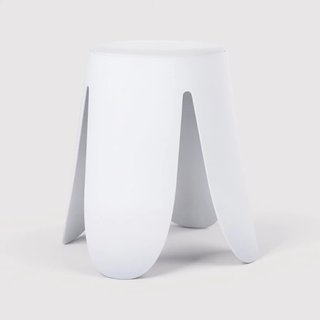 Koten - Set 2 sgabelli moderni bianchi per salotto o