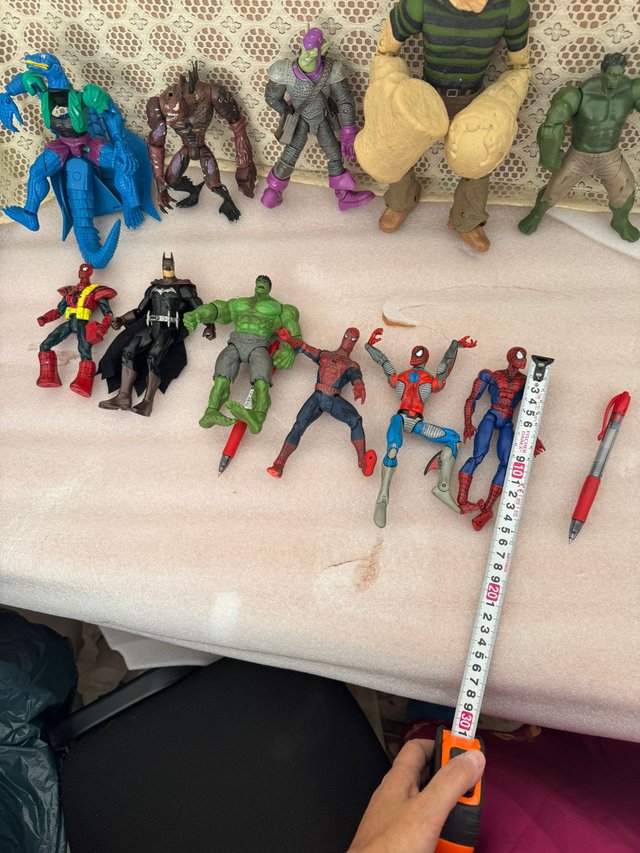 lote 12 de spiderman marver , spiderman, batman, h
