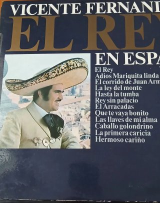 Vinilo Vicente Fernández El Rey