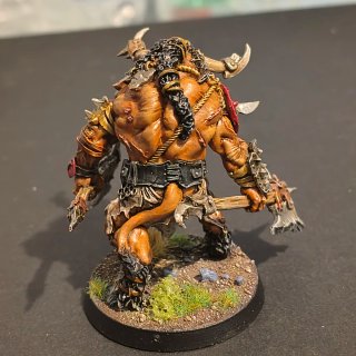 Minotauro Warhammer in resina