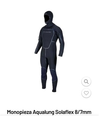 Traje neopreno Aqualung Solaflex mujer 8/7