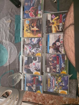 Lote 9 Juegos PS3: FIFA, PES, MotoGP, Sonic