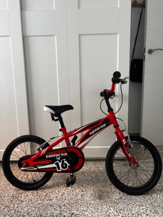 Bicicleta Infantil California 16 + Casco