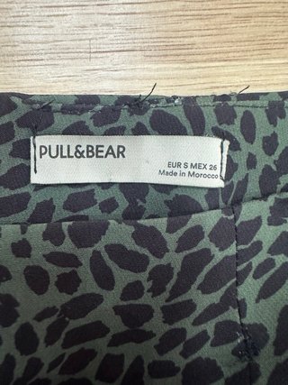 Falda Pull and Bear animal print Talla S