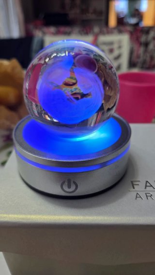 Fantin Argenti Sfera Sacra Famiglia Cristallo